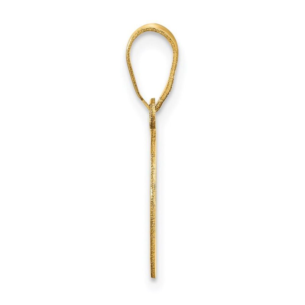 Kazi Luxury 14k Yellow Gold Polished Script Lette… - image 2